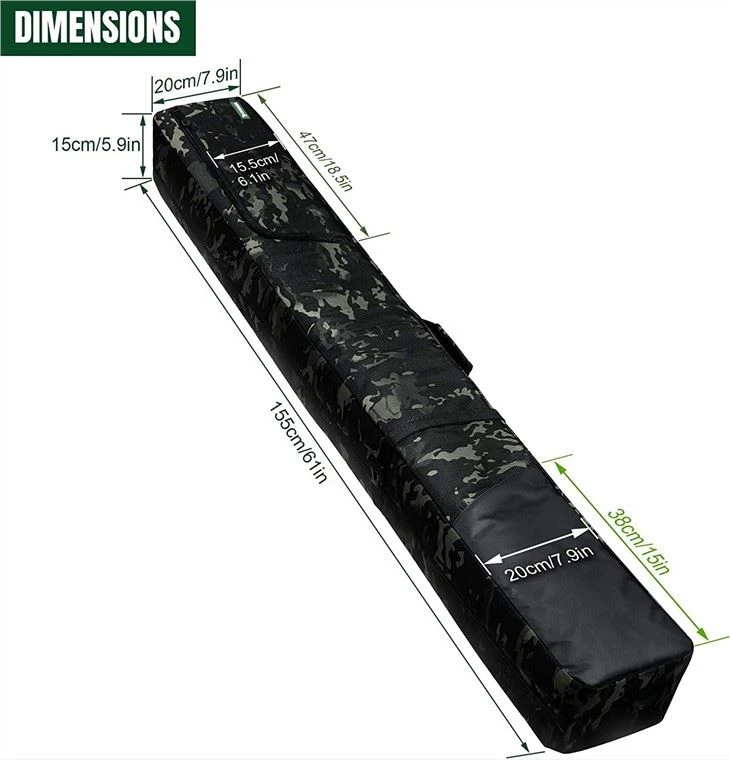 Folding Fishing Rod Case