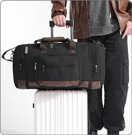 Canvas Big Crossbody Bag Large Capacity
